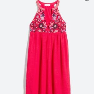 THML Ranee Embroidered Dress XL Coral